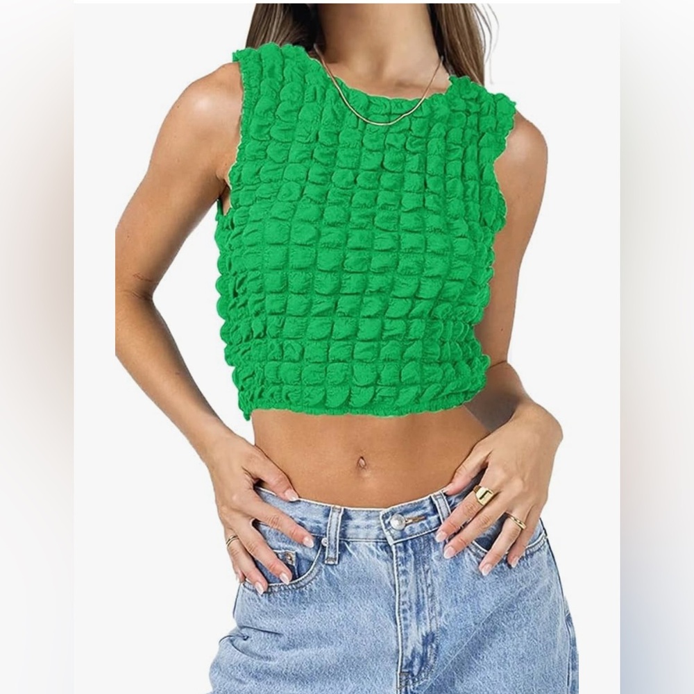 NWT Princess Polly Kendrick Short Top Green Size 4